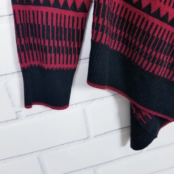 Forever 21 Aztec Striped‎ Open Front Cardigan Large - Picture 5 of 9